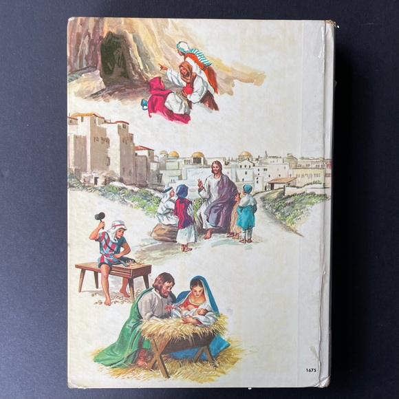 Bedtime Bible Stories Illustrated Bruno Frost Whitman Publishing 1955 - Picture 2 of 5